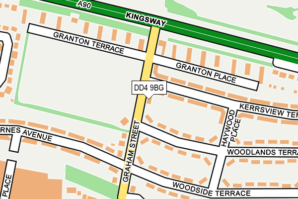 DD4 9BG map - OS OpenMap – Local (Ordnance Survey)