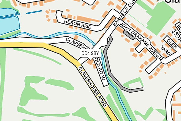 DD4 9BY map - OS OpenMap – Local (Ordnance Survey)