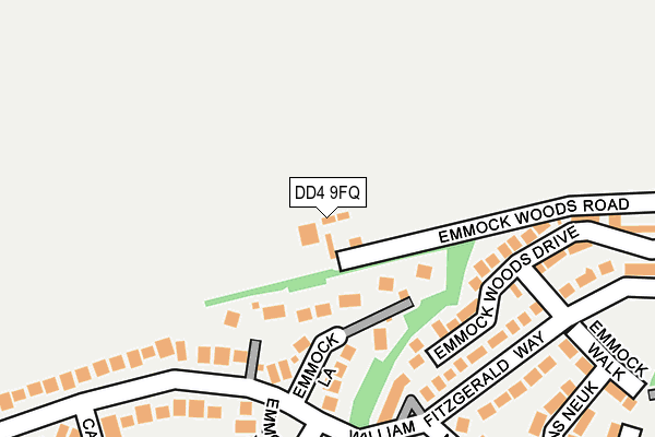 DD4 9FQ map - OS OpenMap – Local (Ordnance Survey)