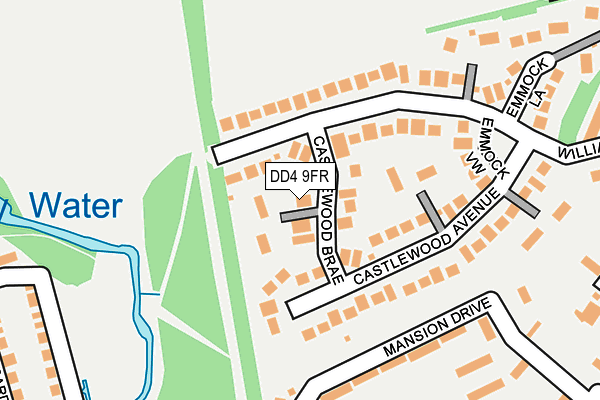 DD4 9FR map - OS OpenMap – Local (Ordnance Survey)
