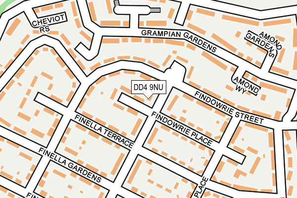 DD4 9NU map - OS OpenMap – Local (Ordnance Survey)