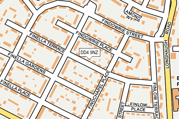 DD4 9NZ map - OS OpenMap – Local (Ordnance Survey)