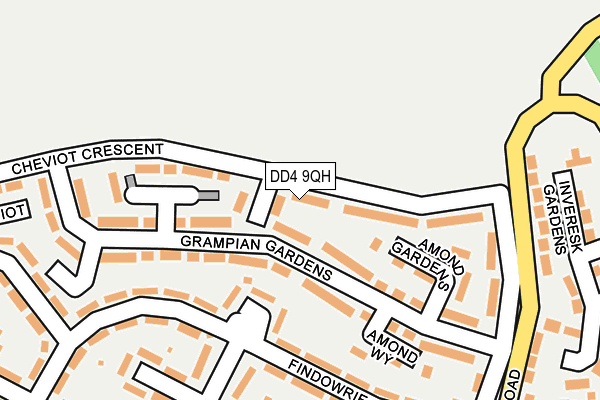 DD4 9QH map - OS OpenMap – Local (Ordnance Survey)