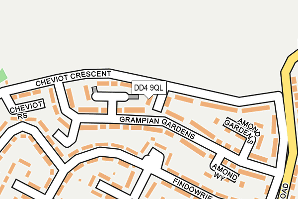 DD4 9QL map - OS OpenMap – Local (Ordnance Survey)