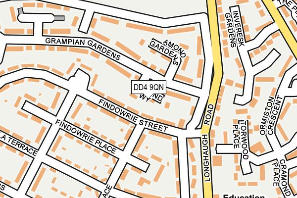 DD4 9QN map - OS OpenMap – Local (Ordnance Survey)