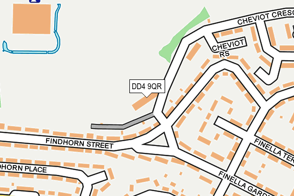 DD4 9QR map - OS OpenMap – Local (Ordnance Survey)