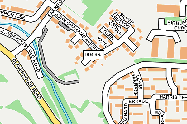 DD4 9RJ map - OS OpenMap – Local (Ordnance Survey)