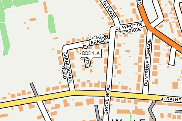 DD5 1LA map - OS OpenMap – Local (Ordnance Survey)