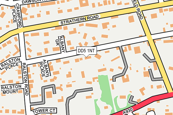 DD5 1NT map - OS OpenMap – Local (Ordnance Survey)