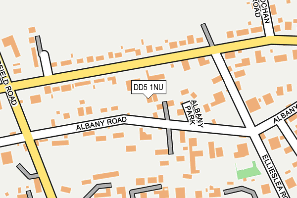 DD5 1NU map - OS OpenMap – Local (Ordnance Survey)