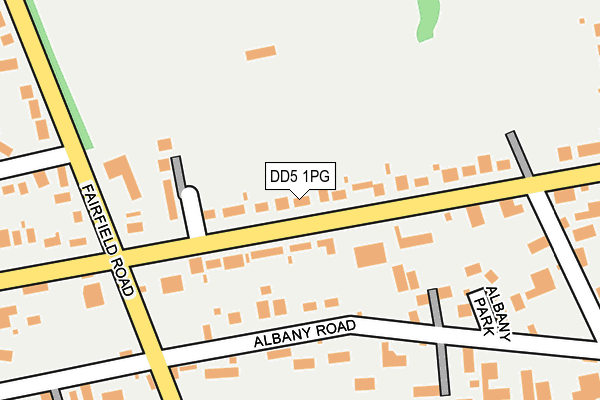 DD5 1PG map - OS OpenMap – Local (Ordnance Survey)