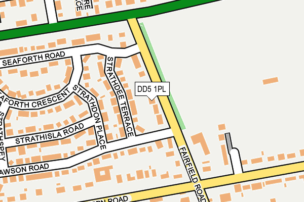 DD5 1PL map - OS OpenMap – Local (Ordnance Survey)