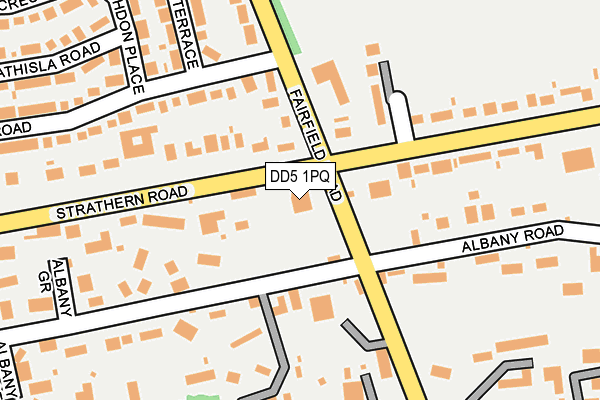 DD5 1PQ map - OS OpenMap – Local (Ordnance Survey)