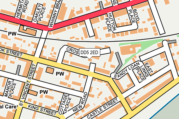 DD5 2ED map - OS OpenMap – Local (Ordnance Survey)