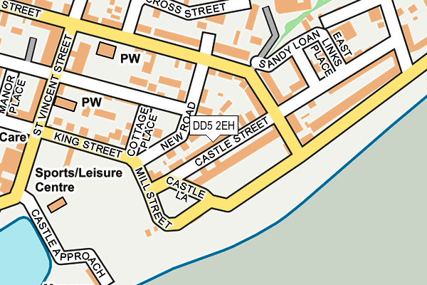 DD5 2EH map - OS OpenMap – Local (Ordnance Survey)