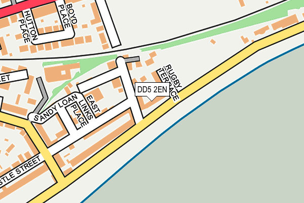 DD5 2EN map - OS OpenMap – Local (Ordnance Survey)