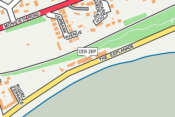 DD5 2EP map - OS OpenMap – Local (Ordnance Survey)