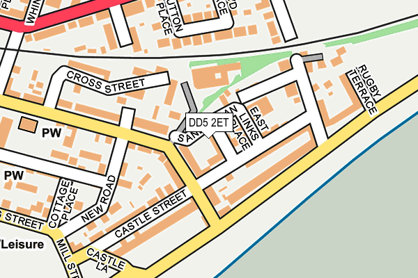 DD5 2ET map - OS OpenMap – Local (Ordnance Survey)