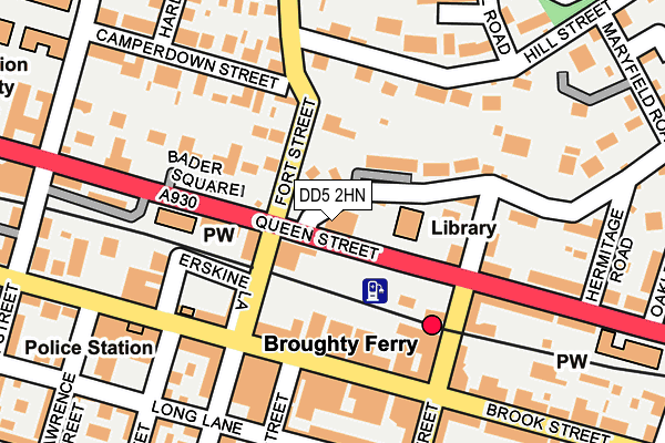 DD5 2HN map - OS OpenMap – Local (Ordnance Survey)