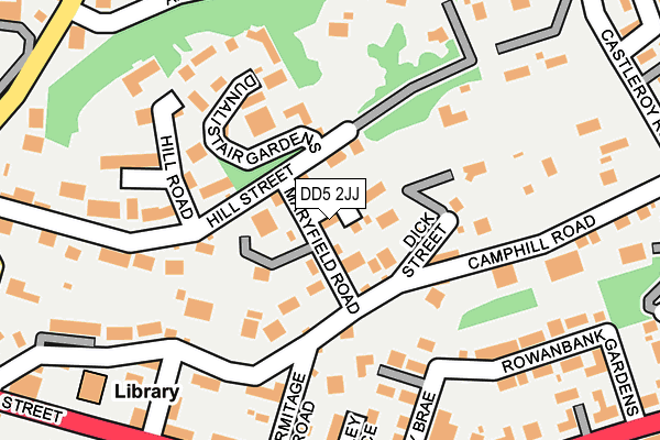 Map of KORPP LTD. at local scale