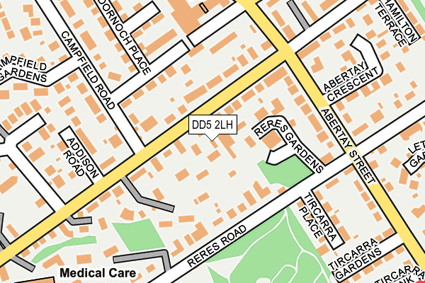 DD5 2LH map - OS OpenMap – Local (Ordnance Survey)