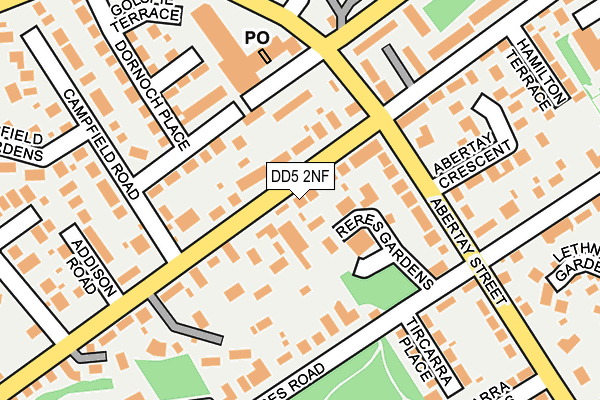 DD5 2NF map - OS OpenMap – Local (Ordnance Survey)