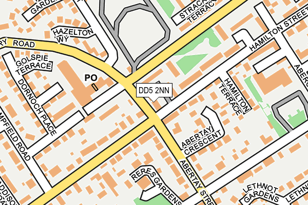 DD5 2NN map - OS OpenMap – Local (Ordnance Survey)