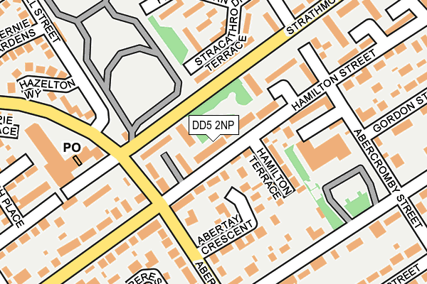 DD5 2NP map - OS OpenMap – Local (Ordnance Survey)