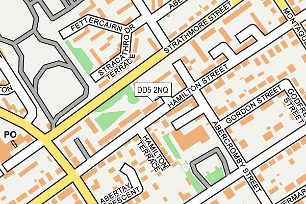 DD5 2NQ map - OS OpenMap – Local (Ordnance Survey)
