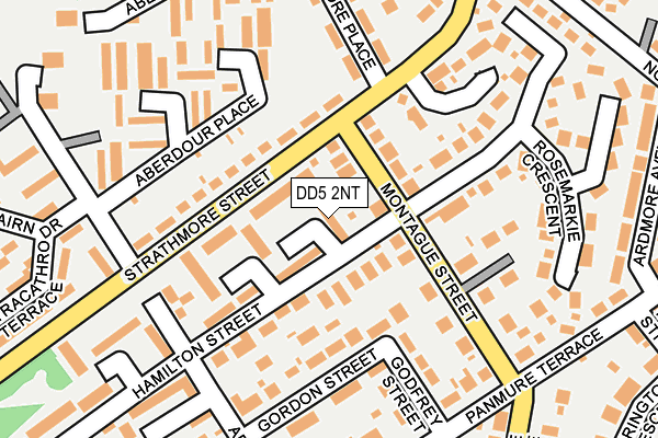 DD5 2NT map - OS OpenMap – Local (Ordnance Survey)