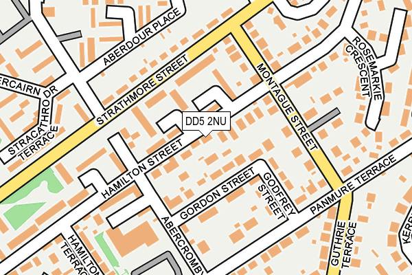 DD5 2NU map - OS OpenMap – Local (Ordnance Survey)