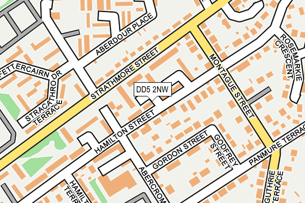 DD5 2NW map - OS OpenMap – Local (Ordnance Survey)