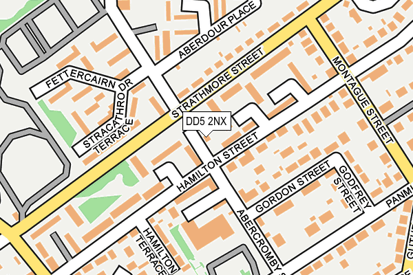 DD5 2NX map - OS OpenMap – Local (Ordnance Survey)