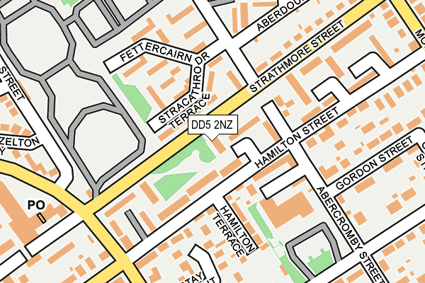 DD5 2NZ map - OS OpenMap – Local (Ordnance Survey)