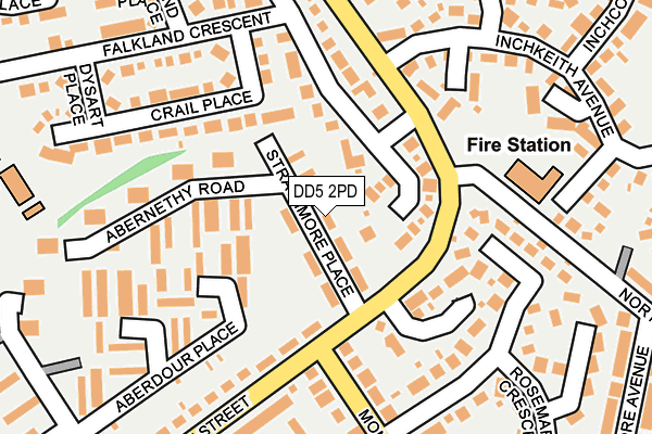 DD5 2PD map - OS OpenMap – Local (Ordnance Survey)