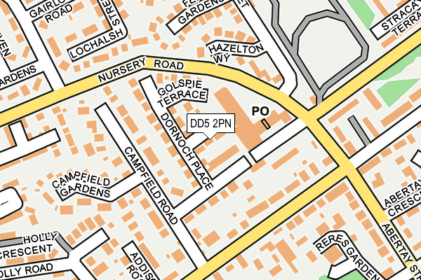 DD5 2PN map - OS OpenMap – Local (Ordnance Survey)