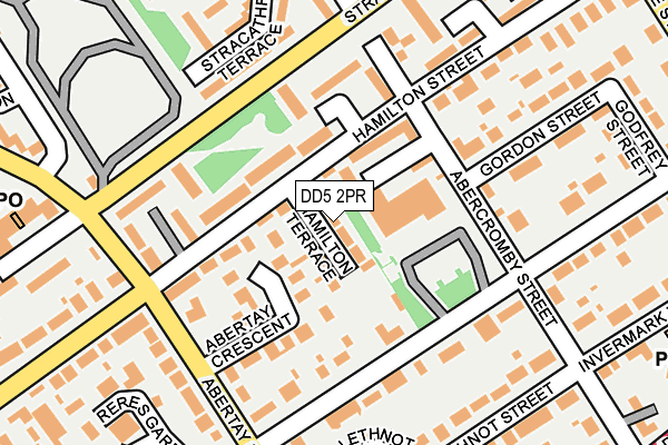 DD5 2PR map - OS OpenMap – Local (Ordnance Survey)