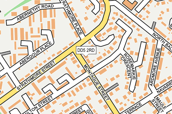 DD5 2RD map - OS OpenMap – Local (Ordnance Survey)