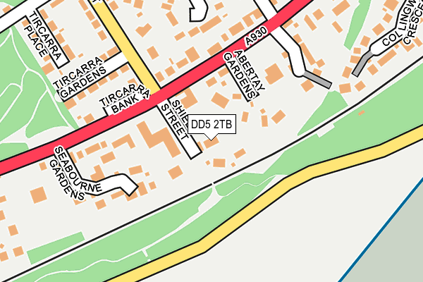 DD5 2TB map - OS OpenMap – Local (Ordnance Survey)