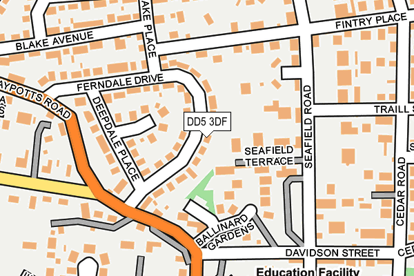 DD5 3DF map - OS OpenMap – Local (Ordnance Survey)