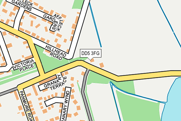 DD5 3FG map - OS OpenMap – Local (Ordnance Survey)