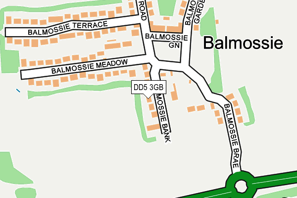 Map of BALMOSSIE ELECTRICAL LTD at local scale