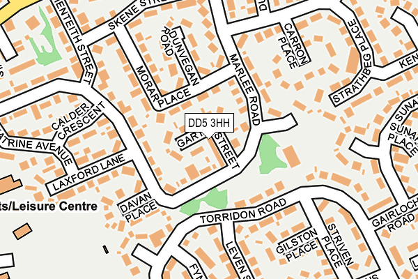 DD5 3HH map - OS OpenMap – Local (Ordnance Survey)