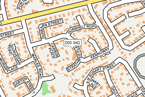 DD5 3HQ map - OS OpenMap – Local (Ordnance Survey)