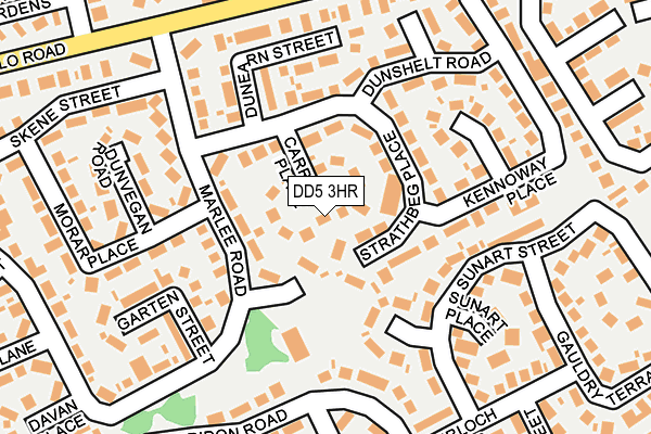 DD5 3HR map - OS OpenMap – Local (Ordnance Survey)