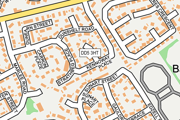 DD5 3HT map - OS OpenMap – Local (Ordnance Survey)