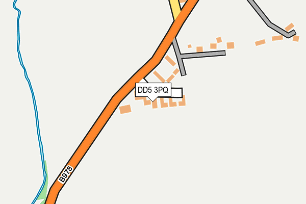 DD5 3PQ map - OS OpenMap – Local (Ordnance Survey)