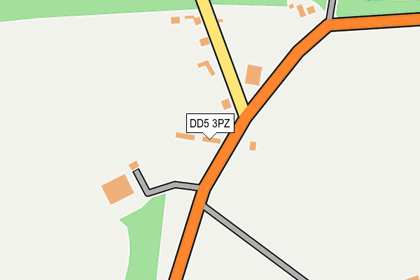 DD5 3PZ map - OS OpenMap – Local (Ordnance Survey)