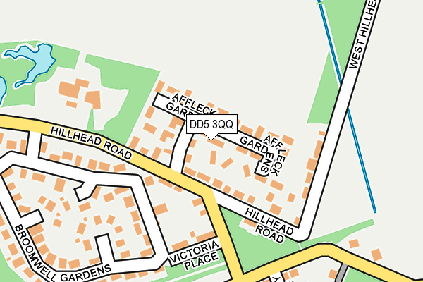 DD5 3QQ map - OS OpenMap – Local (Ordnance Survey)