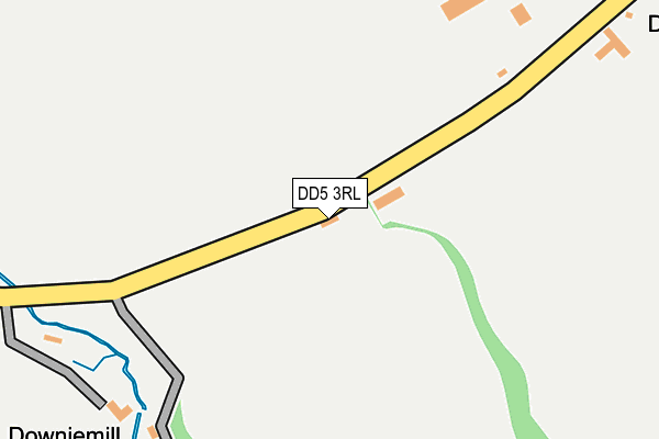 DD5 3RL map - OS OpenMap – Local (Ordnance Survey)